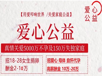 精河捐卵助孕生子 爱心志愿者招募